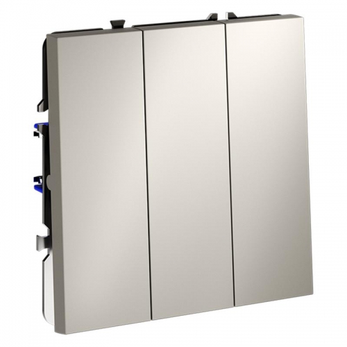 Выключатель 3-кл. СП S70 10А механизм кашемир Voltum VLS030103 VLS030103