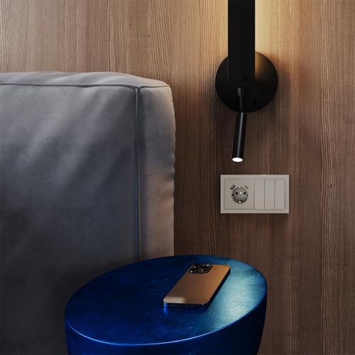 Выключатель 3-кл. СП S70 10А механизм кашемир Voltum VLS030103 VLS030103