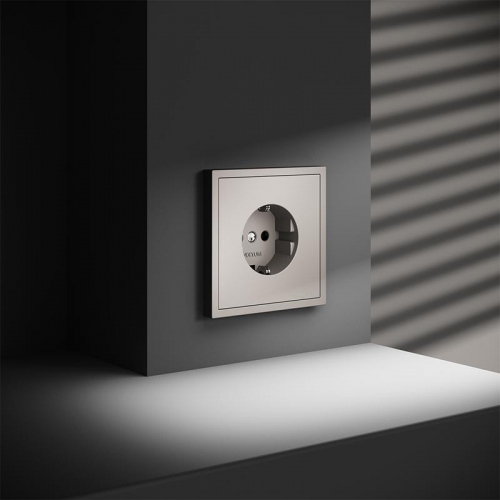 Розетка 1-м СП S70 16А с заземл. механизм кашемир Voltum VLS040103 VLS040103
