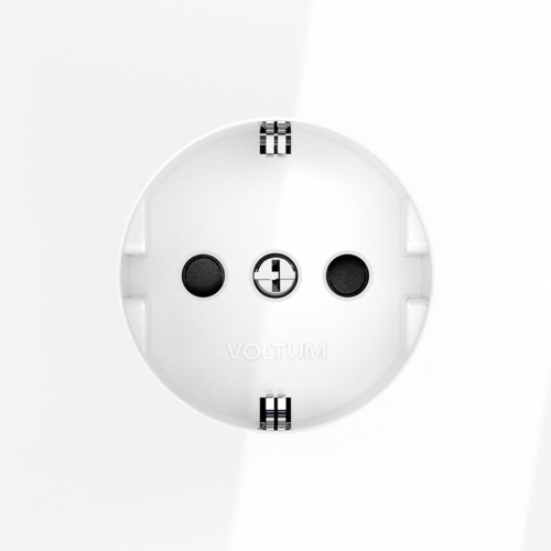 Розетка 1-м СП S70 16А с заземл. защ. шторки механизм бел. глянцевый Voltum VLS040201 VLS040201