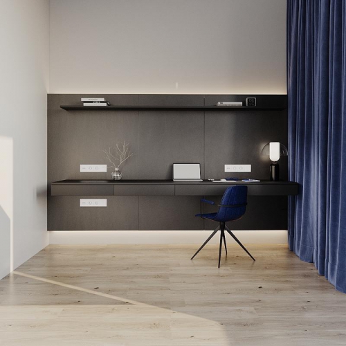 Розетка 1-м СП S70 16А с заземл. защ. шторки механизм бел. матов. Voltum VLS040202 VLS040202