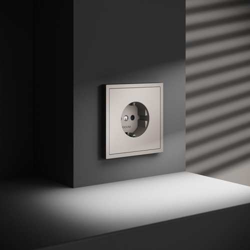 Розетка 1-м СП S70 16А с заземл. защ. шторки механизм кашемир Voltum VLS040203 VLS040203