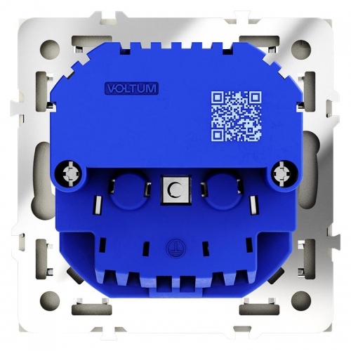 Розетка 1-м СП S70 16А с USB A+С с заземл. защ. шторки механизм шелк Voltum VLS040504 VLS040504
