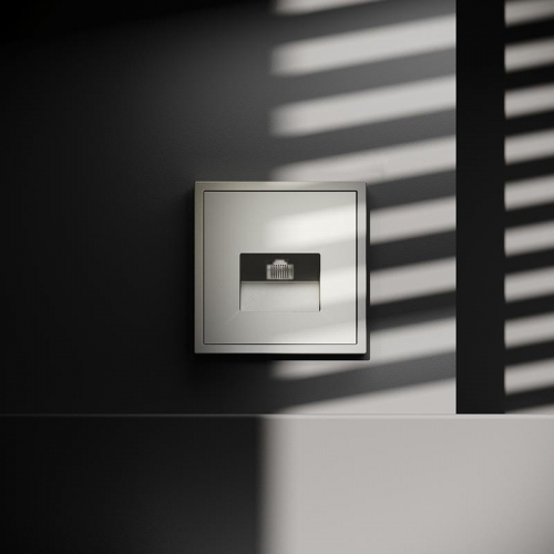 Розетка компьютерная 1-м СП S70 RJ45 кат.6 механизм шелк Voltum VLS060104 VLS060104