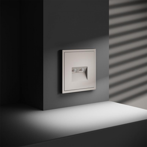 Розетка компьютерная 2-м СП S70 RJ45 + RJ45 кат.6 механизм кашемир Voltum VLS060203 VLS060203