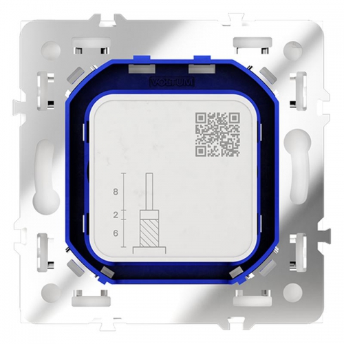 Розетка телевизионная оконечная TV + SAT 2-м СП S70 механизм кашемир Voltum VLS060403 VLS060403