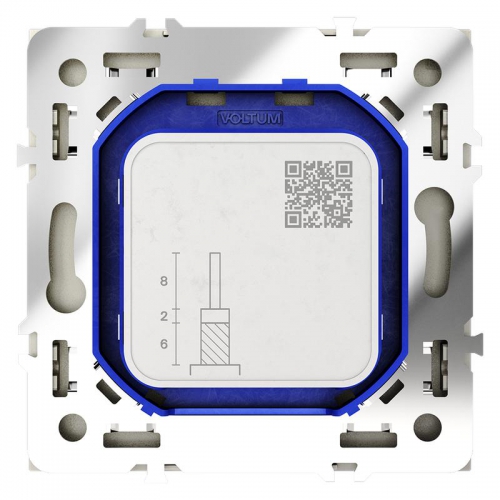 Розетка телевизионная оконечная TV + SAT 2-м СП S70 механизм шелк Voltum VLS060404 VLS060404