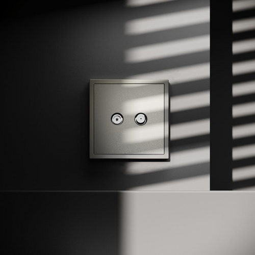 Розетка телевизионная оконечная TV + SAT 2-м СП S70 механизм шелк Voltum VLS060404 VLS060404