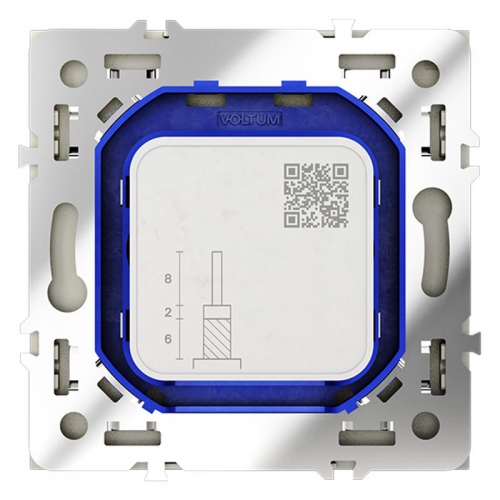 Розетка телевизионная оконечная TV + SAT 2-м СП S70 механизм сталь Voltum VLS060405 VLS060405
