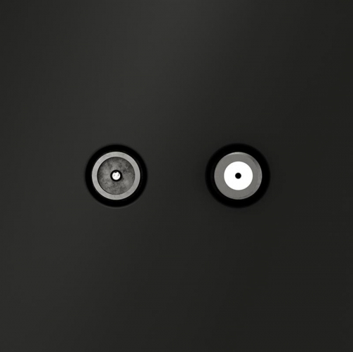 Розетка телевизионная оконечная TV + SAT 2-м СП S70 механизм черн. матов. Voltum VLS060408 VLS060408