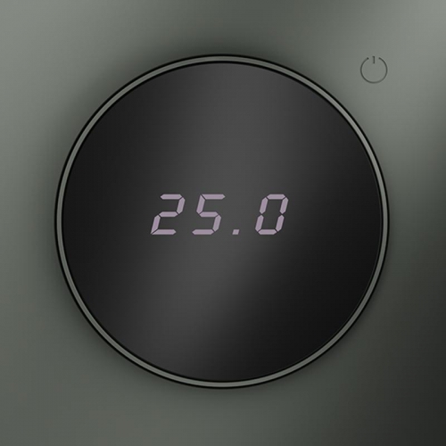 Терморегулятор электронный S70 с индикацией и датчиком для теплого пола механизм титан Voltum VLS070106 VLS070106