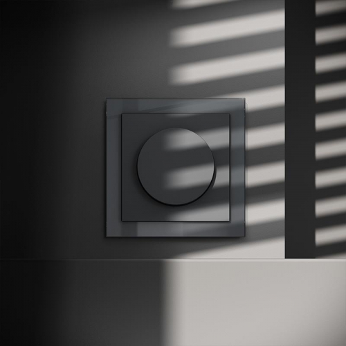 Светорегулятор поворотно-нажимной СП S70 600Вт механизм графит Voltum VLS070307 VLS070307