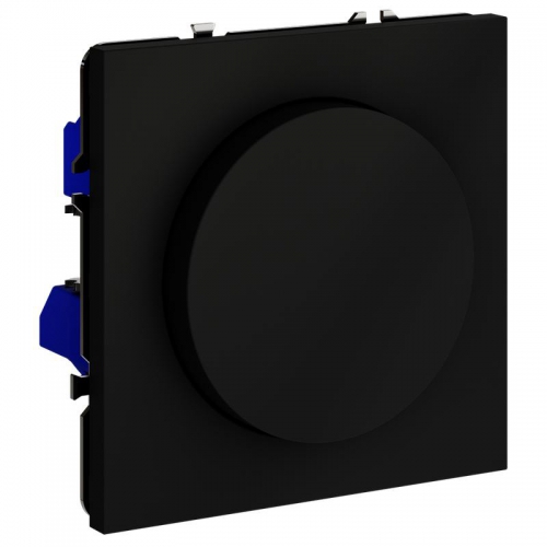 Светорегулятор поворотно-нажимной СП S70 600Вт механизм черн. матов. Voltum VLS070308 VLS070308