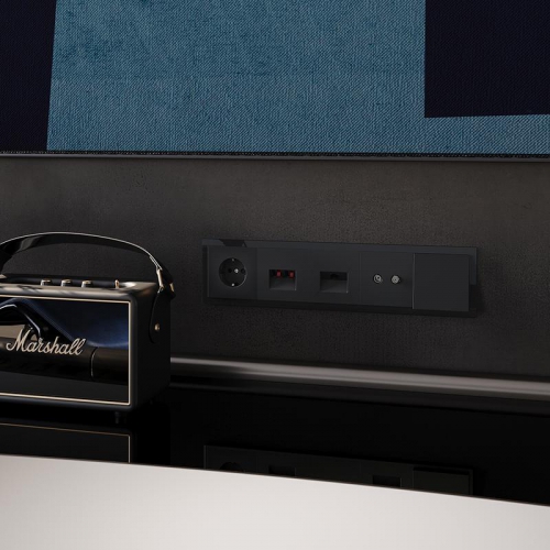 Вывод кабеля СП S70 механизм черн. матов. Voltum VLS080208 VLS080208