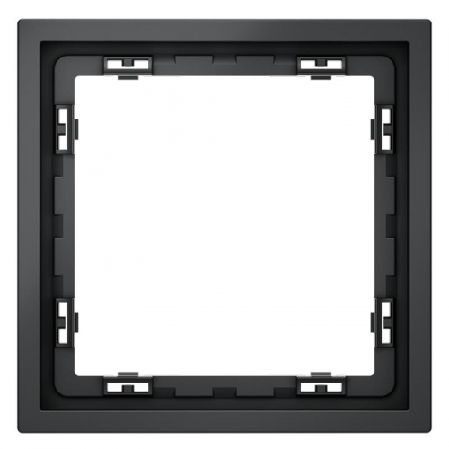 Рамка 1-м S70 пластик. графит Voltum VLS100107 VLS100107