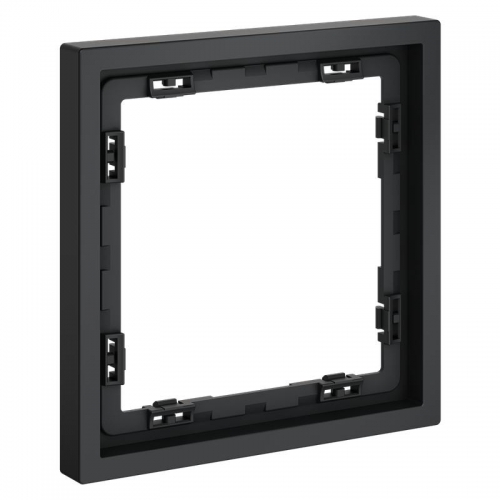 Рамка 1-м S70 пластик. графит Voltum VLS100107 VLS100107