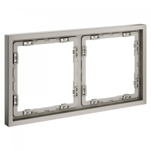 Рамка 2-м S70 пластик. кашемир Voltum VLS100203 VLS100203