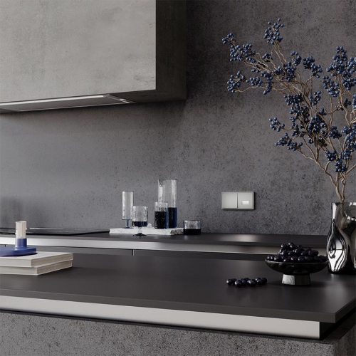 Рамка 2-м S70 пластик. сталь Voltum VLS100205 VLS100205