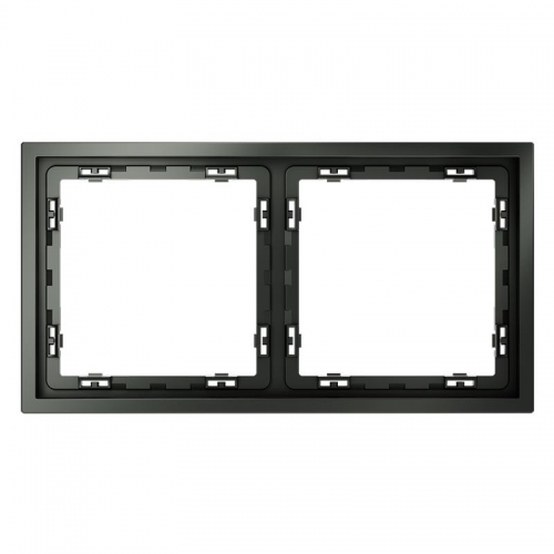 Рамка 2-м S70 пластик. титан Voltum VLS100206 VLS100206