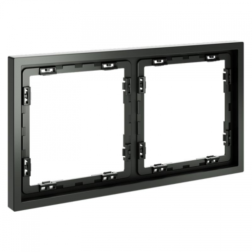 Рамка 2-м S70 пластик. титан Voltum VLS100206 VLS100206