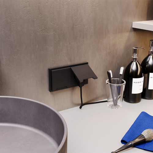 Рамка 2-м S70 пластик. черн. матов. Voltum VLS100208 VLS100208