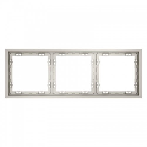 Рамка 3-м S70 пластик. кашемир Voltum VLS100303 VLS100303