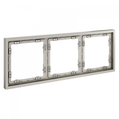 Рамка 3-м S70 пластик. кашемир Voltum VLS100303 VLS100303