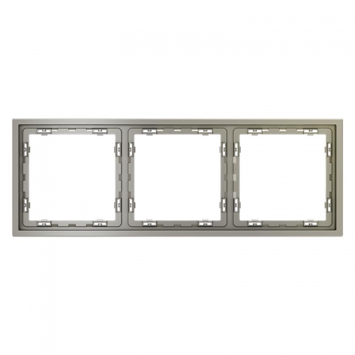 Рамка 3-м S70 пластик. шелк Voltum VLS100304 VLS100304