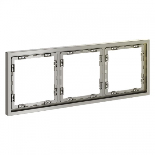 Рамка 3-м S70 пластик. шелк Voltum VLS100304 VLS100304