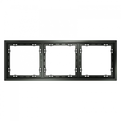 Рамка 3-м S70 пластик. титан Voltum VLS100306 VLS100306