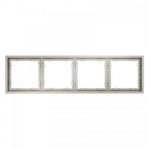 Рамка 4-м S70 пластик. кашемир Voltum VLS100403 VLS100403