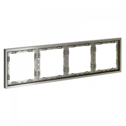 Рамка 4-м S70 пластик. шелк Voltum VLS100404 VLS100404