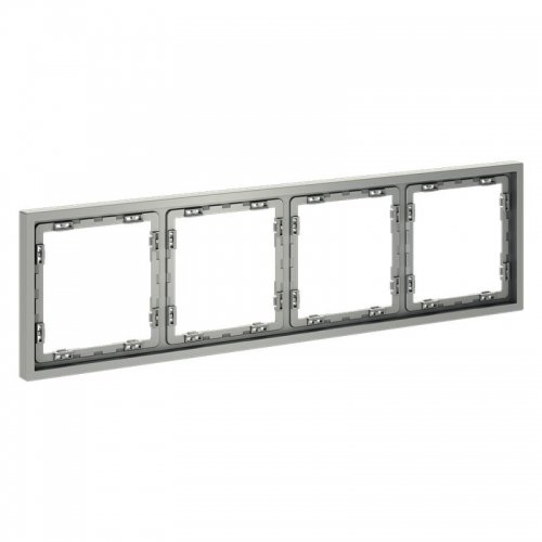 Рамка 4-м S70 пластик. сталь Voltum VLS100405 VLS100405