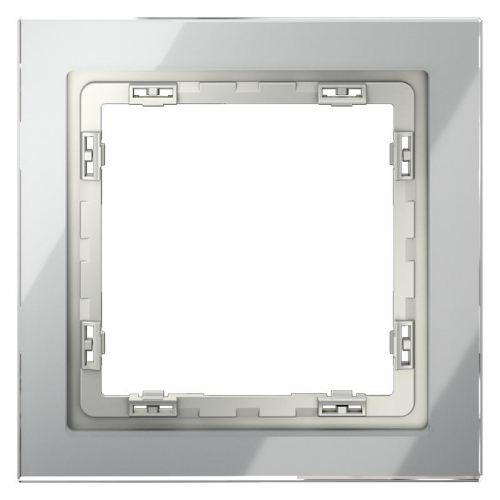 Рамка 1-м S70 стеклян. сталь Voltum VLS110105 VLS110105