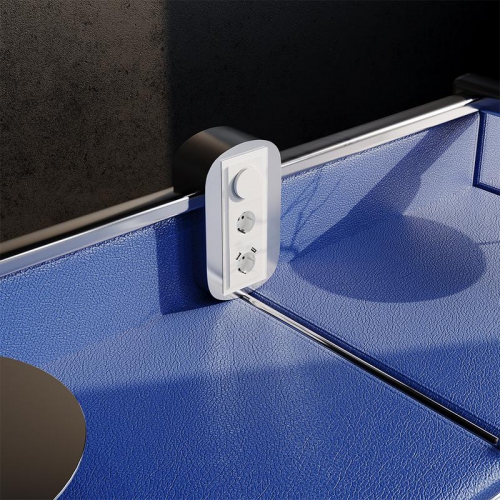 Рамка 3-м S70 стеклян. бел. матов. Voltum VLS110302 VLS110302