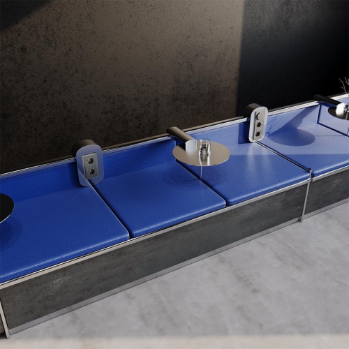 Рамка 3-м S70 стеклян. титан Voltum VLS110306 VLS110306