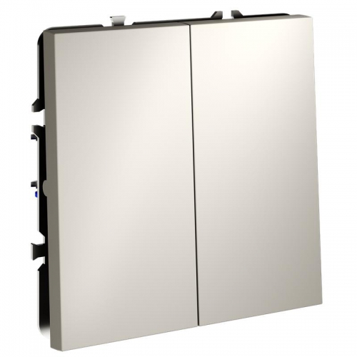 Переключатель перекрестный 2-кл. СП S70 10А механизм кашемир Voltum VLS020503 VLS020503