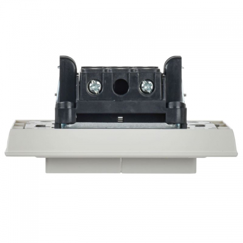 Выключатель 2-кл. СП BRITE ВСР10-2-0-БрБ 10А в сборе бел. IEK BR-V20-0-10-K01-F BR-V20-0-10-K01-F