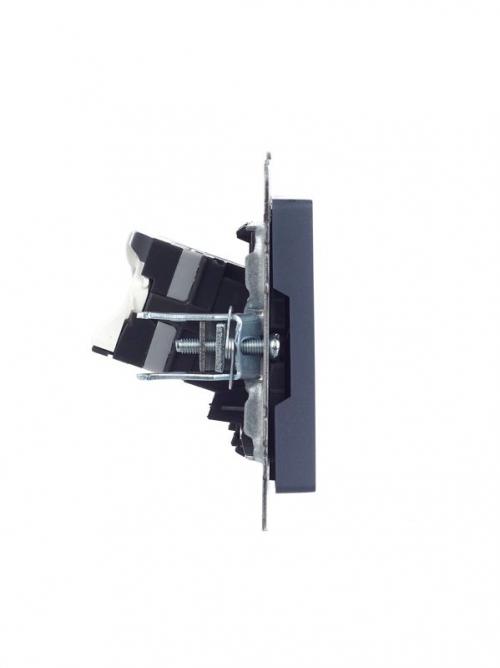Розетка компьютерная СП RJ45 кат.5E BRITE РК10-БрМ маренго IEK BR-K10-1-K35 BR-K10-1-K35