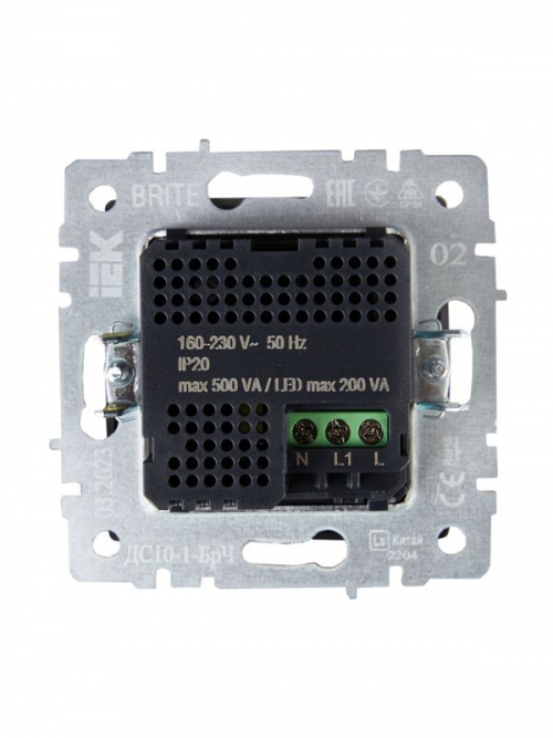 Датчик движения BRITE ДС10-1-БрЧ черн. IEK BR-MS10-N-150-05-K02 BR-MS10-N-150-05-K02