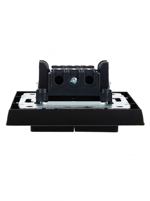 Выключатель 2-кл. СП BRITE ВСР10-2-0-БрЧ 10А в сборе черн. IEK BR-V20-0-10-K02-F BR-V20-0-10-K02-F