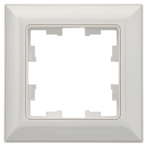 Рамка 1-м BRITE РУ-1-Бр бел./бел. IEK BR-M12-12-K01 BR-M12-12-K01