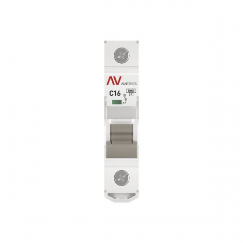 Выключатель автоматический модульный 1п C 16А 10кА AV-10 AVERES EKF mcb10-1-16C-av mcb10-1-16C-av