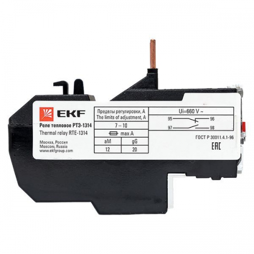 Реле тепл. РТЭ 1314 7-10А EKF rel-1314-7-10 rel-1314-7-10