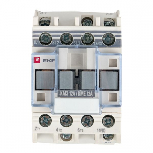 Контактор КМЭ 12А кат. 220В AC 1НО EKF ctr-s-12-220 ctr-s-12-220