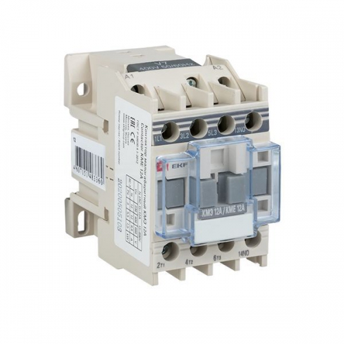 Контактор КМЭ 12А кат. 220В AC 1НО EKF ctr-s-12-220 ctr-s-12-220