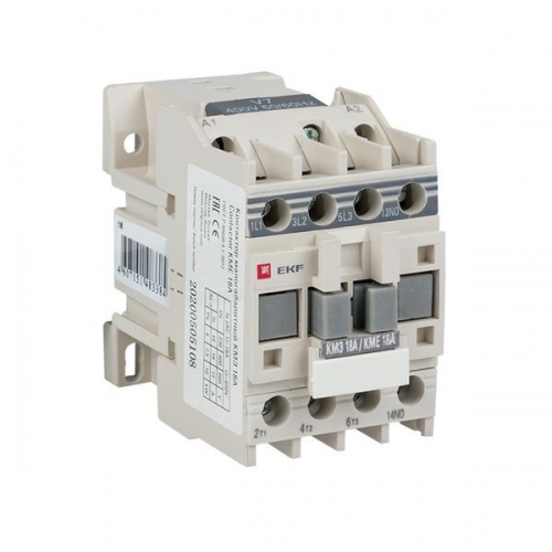 Контактор КМЭ 18А 220В 1NO EKF ctr-s-18-220 ctr-s-18-220