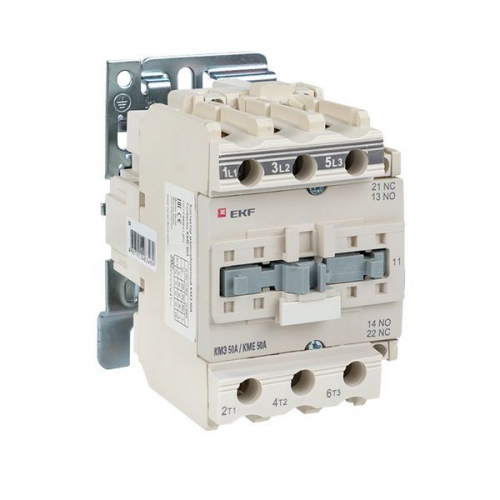 Контактор КМЭ 50А кат. 220В AC 1НО+1НЗ EKF ctr-s-50-220 ctr-s-50-220