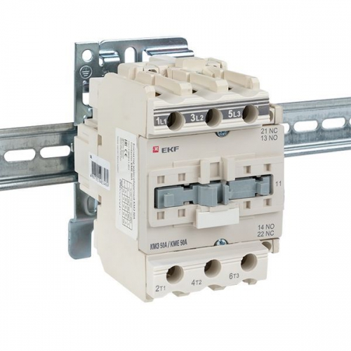 Контактор КМЭ 50А кат. 220В AC 1НО+1НЗ EKF ctr-s-50-220 ctr-s-50-220
