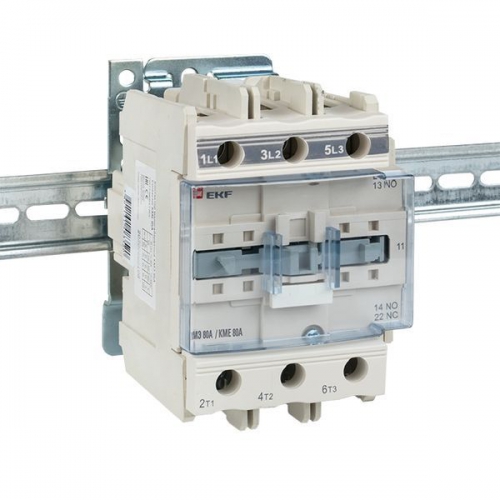Контактор КМЭ 80А кат. 220В AC 1НО+1НЗ EKF ctr-s-80-220 ctr-s-80-220